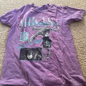Purple Graphic Kids T-Shirt